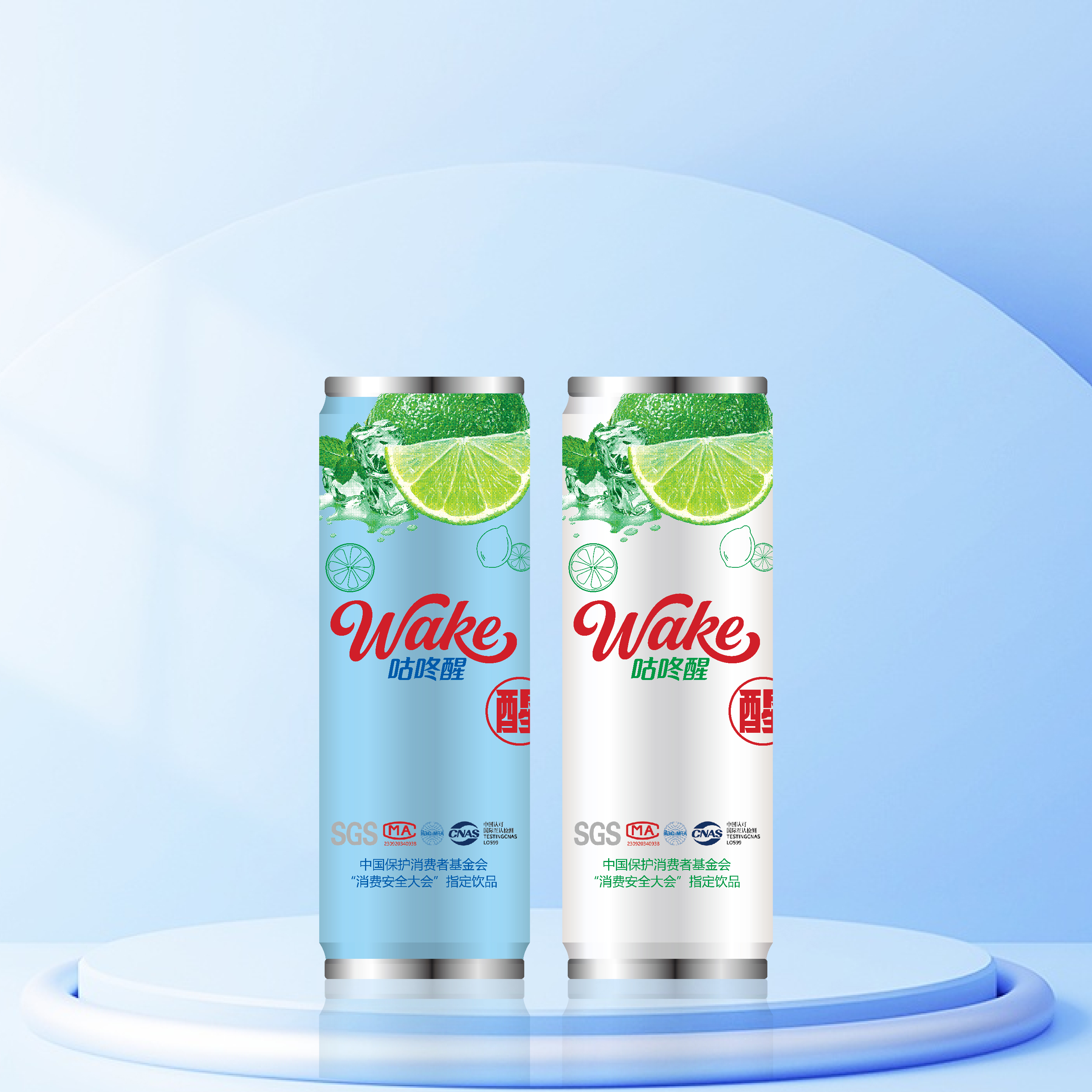 咕咚醒风味饮料产品展示